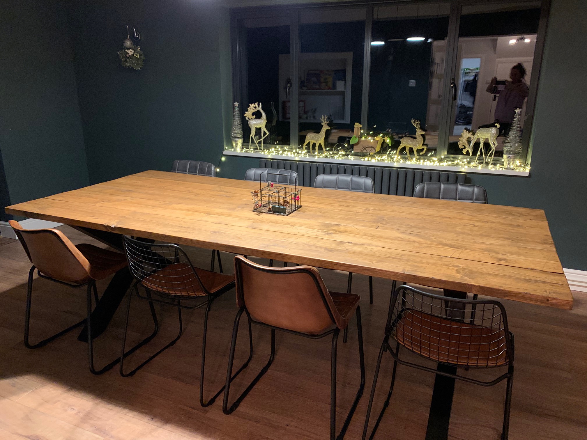 Industrial Plank Style Tables