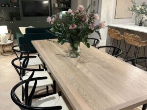 Linear Design Luxury Oak Handmade Table